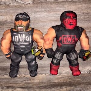 Wwf wwe wcw brawling buddies Hogan Sting wrestling